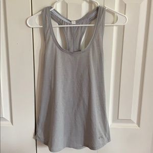 Under Armour Grey Striped Tank Top
